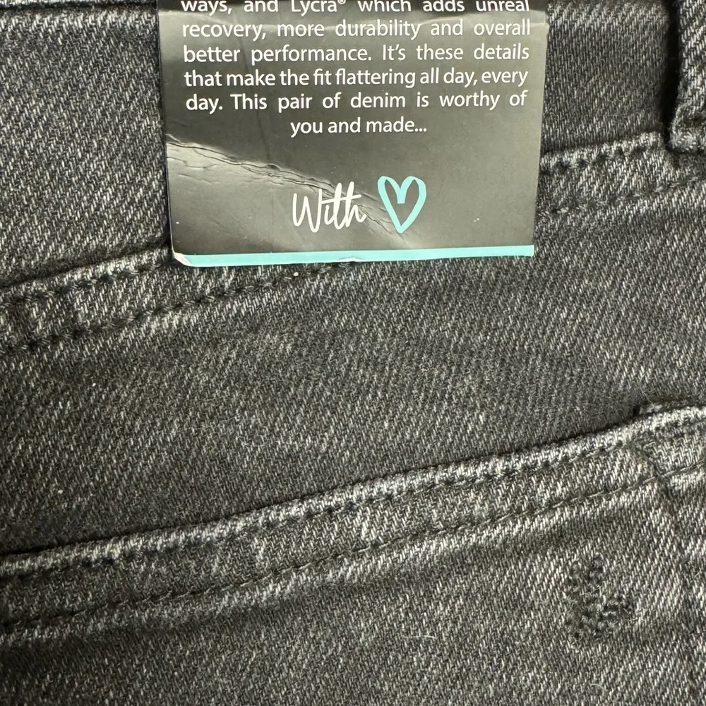 LuLaRoe Women's Flare Eclipse Wash Black Denim Jeans Size 32 - Picture 7 of 9